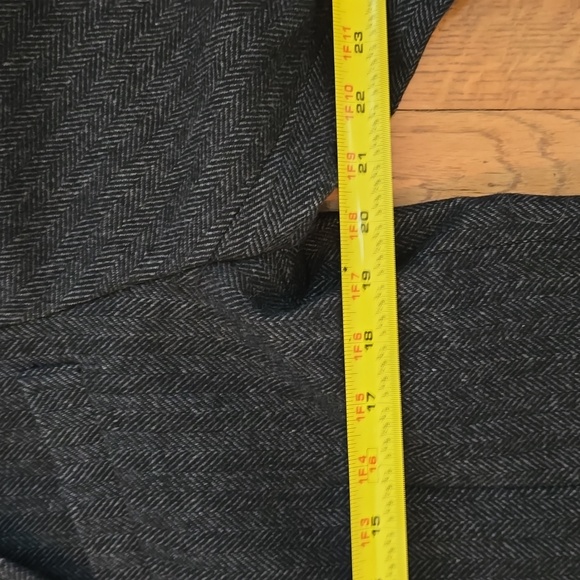 STAFFORD MENS CLASSIC BLACK & GRAY COAT SIZE MEDIUM - Picture 14 of 16